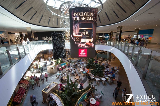 澳洲第四大商場(chǎng)部署巨型曲面LED大屏幕 